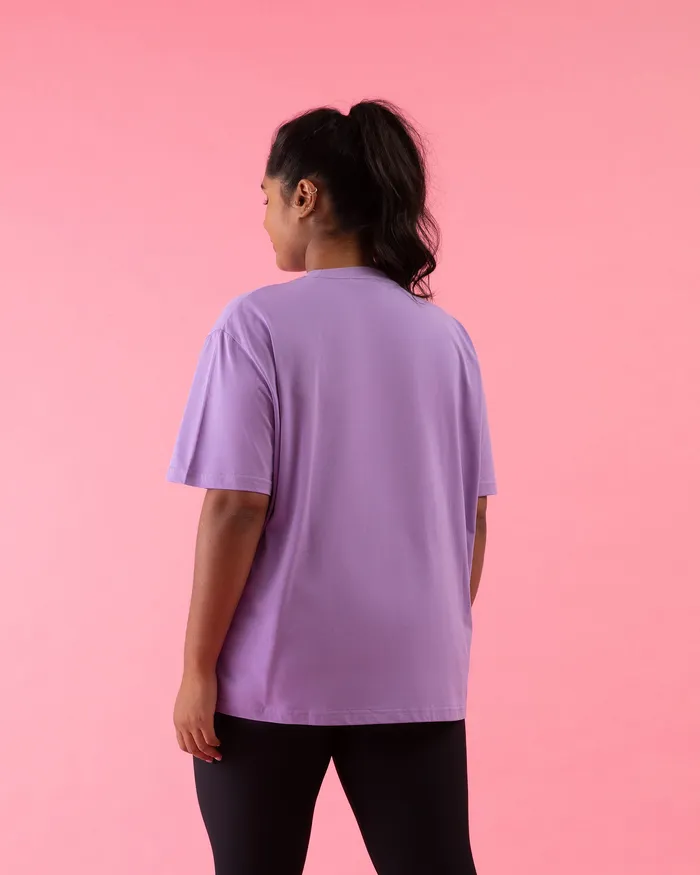 Tops Adult Bloch Play Oversized Tee Digital Lavender Bloch