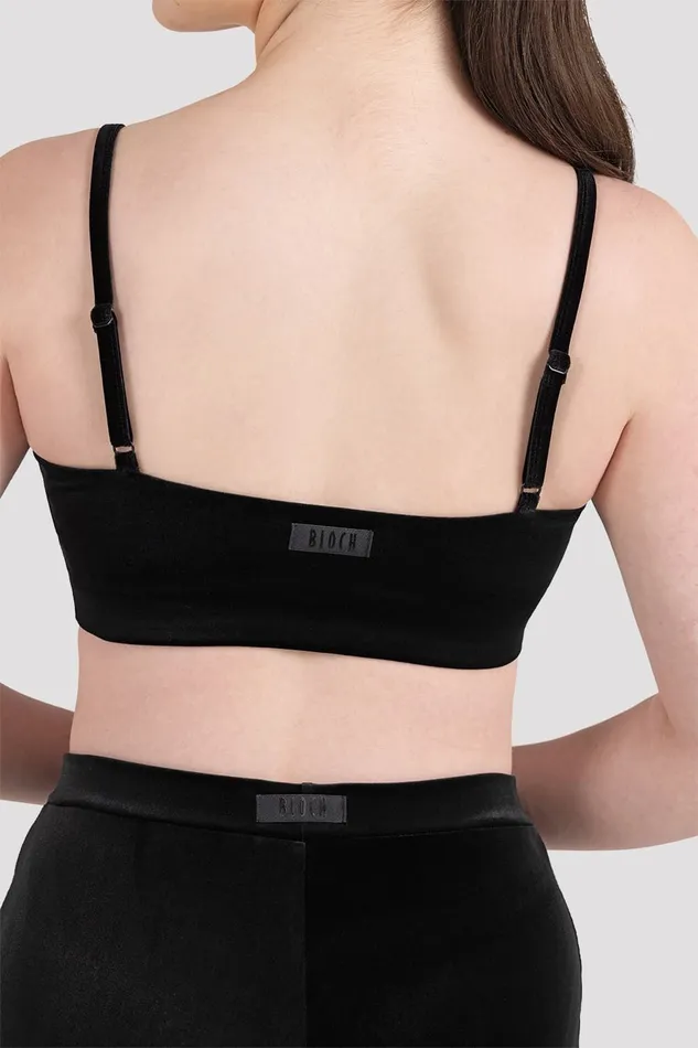 Tops Bloch Adult Bloch Luxe Touch Bandeau Bra Graphite Tops Bloch Adult Bloch Luxe Touch Bandeau Bra Graphite