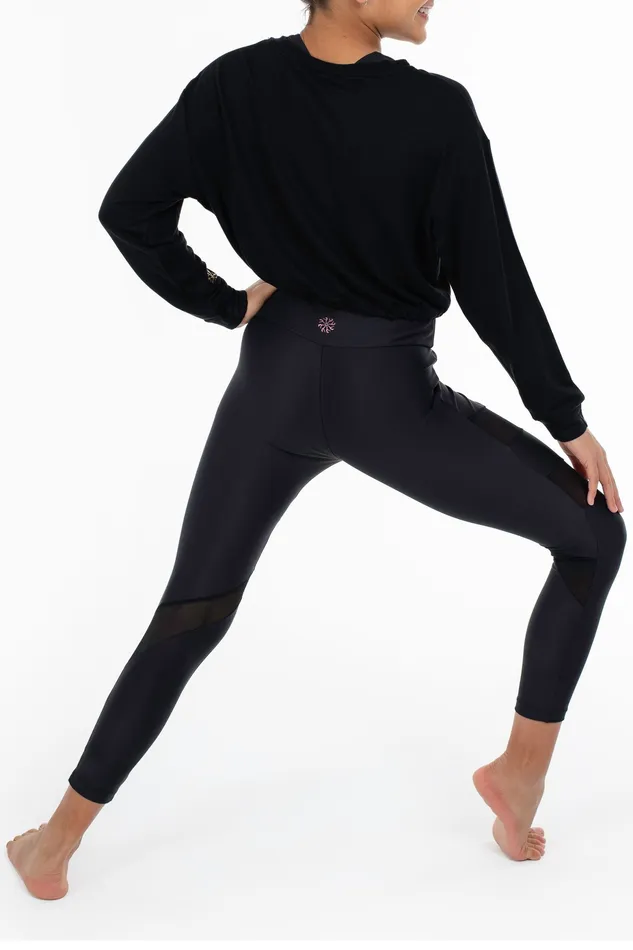 Tops Bloch X Flo Active Justice Drawstring Pullover Black 8211 Bloch Children