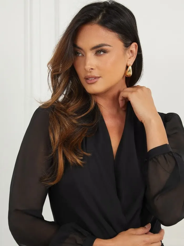 Tops Daria Bodysuit Black GUESS Women