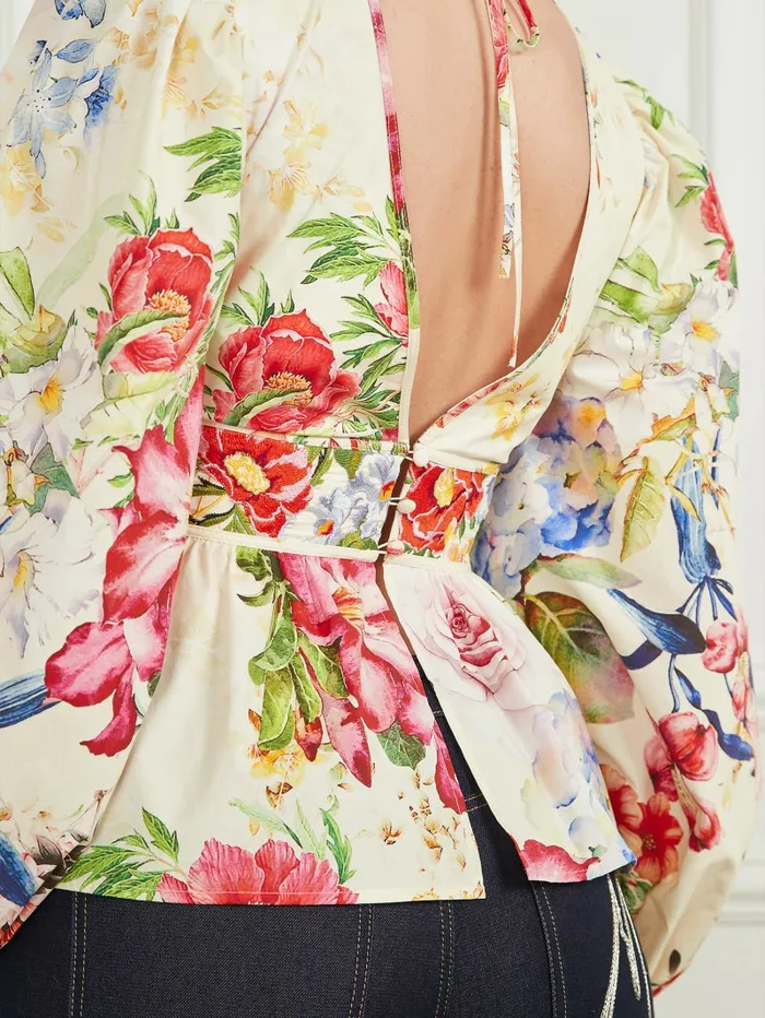 Tops GUESS Women Mira Top Glorious Garden Ao Tops GUESS Women Mira Top Glorious Garden Ao