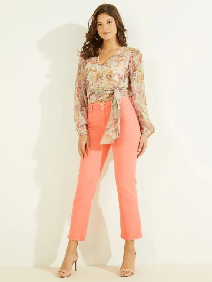 Tops Women Edwige Top Miraflores Print GUESS