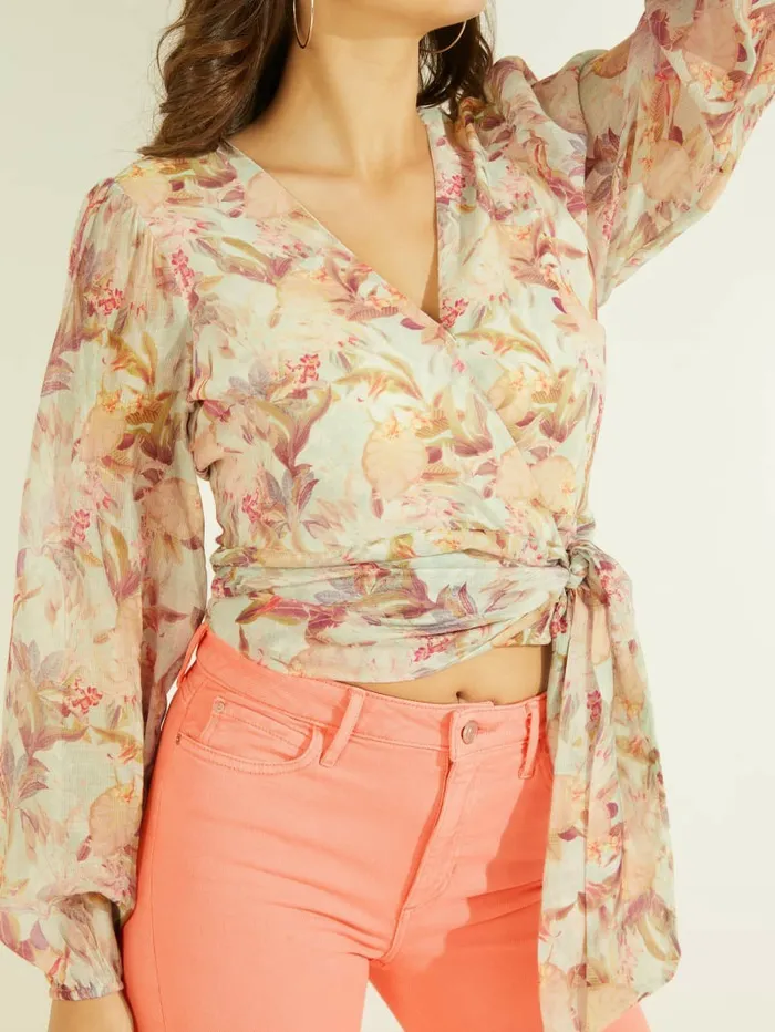 Tops Women Edwige Top Miraflores Print GUESS