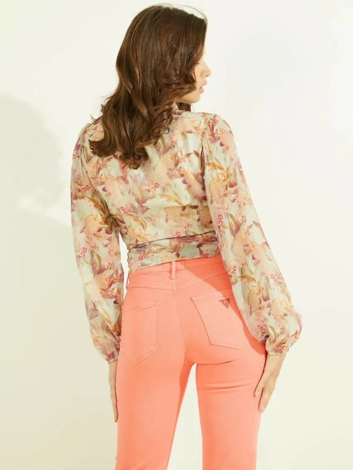 Tops Women Edwige Top Miraflores Print GUESS