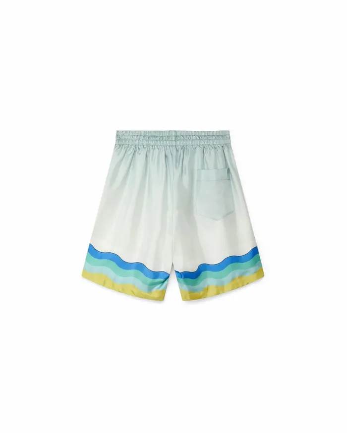 Trousers and Shorts Women Casablanca Paris Memphis Icon Silk Shorts