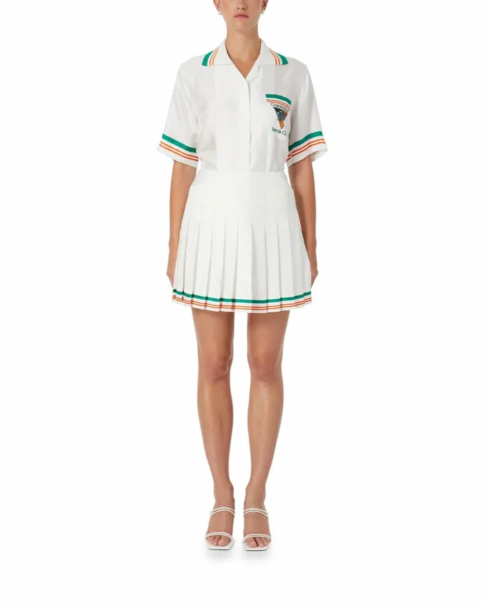 Trousers and Shorts Women Casablanca Paris Tennis Club Icon Skirt Trousers and Shorts Women Casablanca Paris Tennis Club Icon Skirt