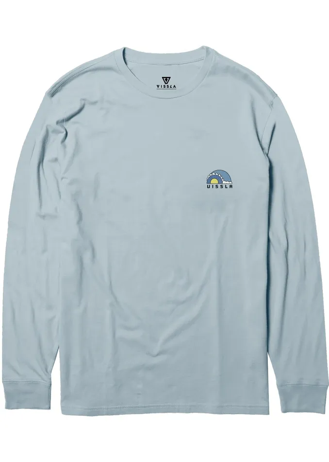 Tubez Boys Ls Tee Ice Blue Youth Clothing Vissla Tubez Boys Ls Tee Ice Blue Youth Clothing Vissla