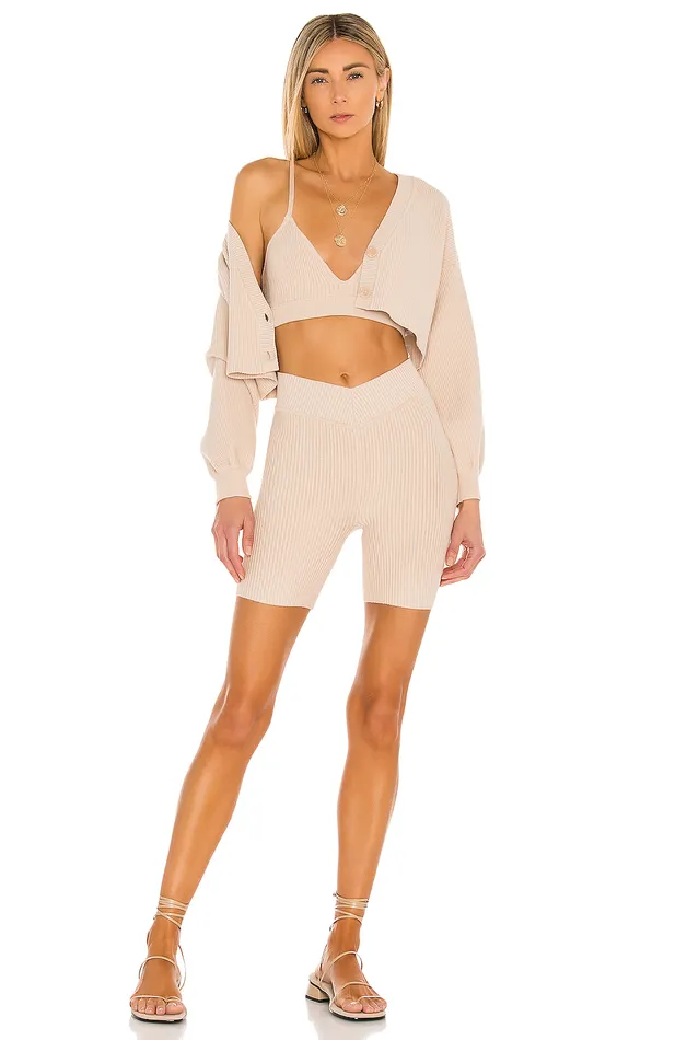 V Waist Biker Shorts Nude Women Lovers and Friends Shorts V Waist Biker Shorts Nude Women Lovers and Friends Shorts