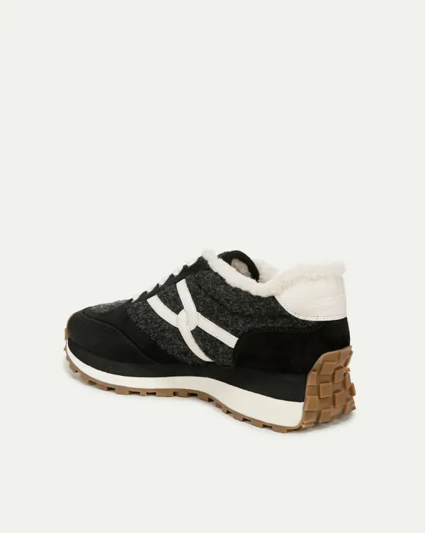 Valentina Shearling Sneaker Black Women Veronica Beard Shoes Valentina Shearling Sneaker Black Women Veronica Beard Shoes