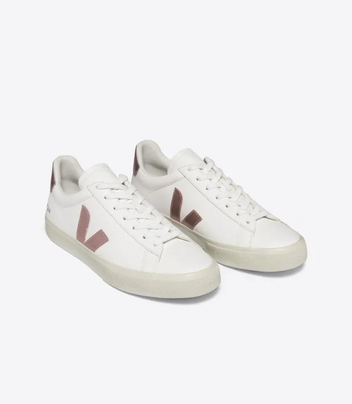 VEJA CAMPO CHROMEFREE LEATHER WHITE NACRE Women Campo