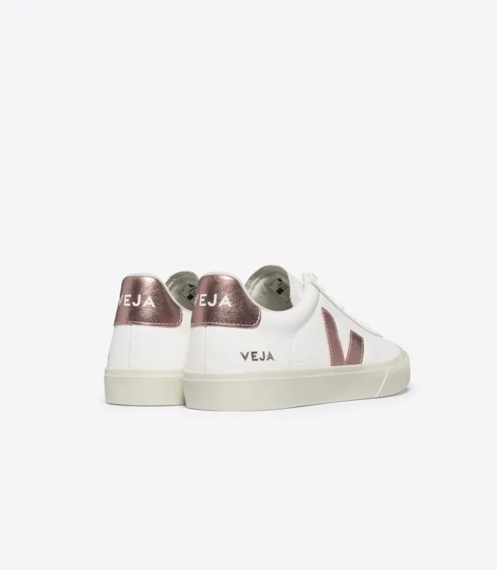 VEJA CAMPO CHROMEFREE LEATHER WHITE NACRE Women Campo