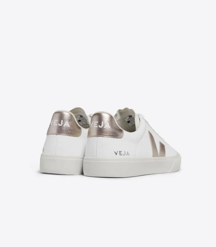 VEJA CAMPO CHROMEFREE LEATHER WHITE PLATINE Women Campo