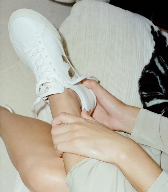 VEJA CAMPO CHROMEFREE LEATHER WHITE PLATINE Women Campo