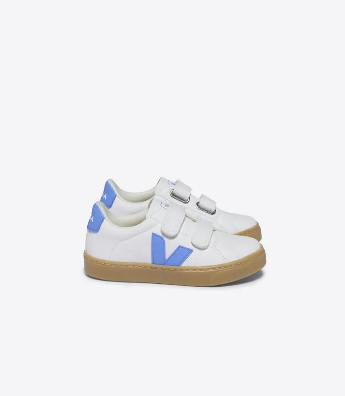VEJA ESPLAR CHROMEFREE LEATHER WHITE AQUA NATURAL Kids Esplar