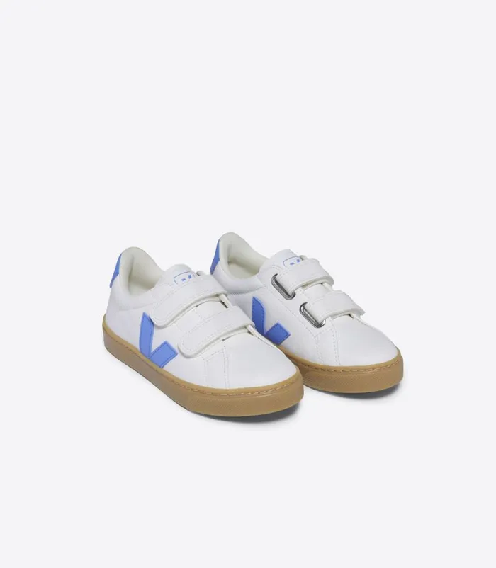 VEJA ESPLAR CHROMEFREE LEATHER WHITE AQUA NATURAL Kids Esplar