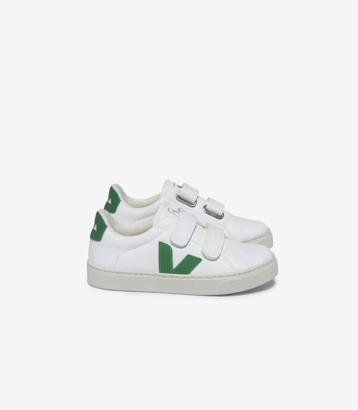 VEJA ESPLAR CHROMEFREE LEATHER WHITE EMERAUDE Kids Esplar