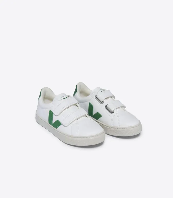 VEJA ESPLAR CHROMEFREE LEATHER WHITE EMERAUDE Kids Esplar