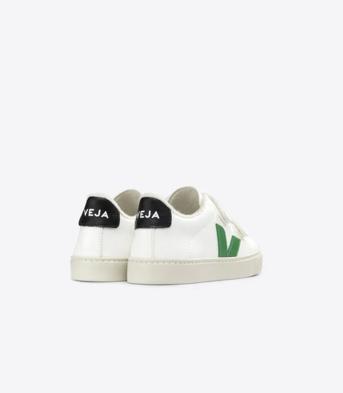 VEJA ESPLAR FURED CHROMEFREE LEATHER WHITE EMERAUDE Kids Esplar
