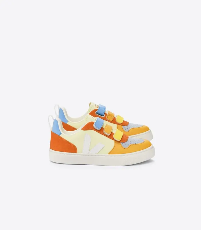VEJA V10 CHROMEFREE LEATHER MULTICO SUN Kids V10