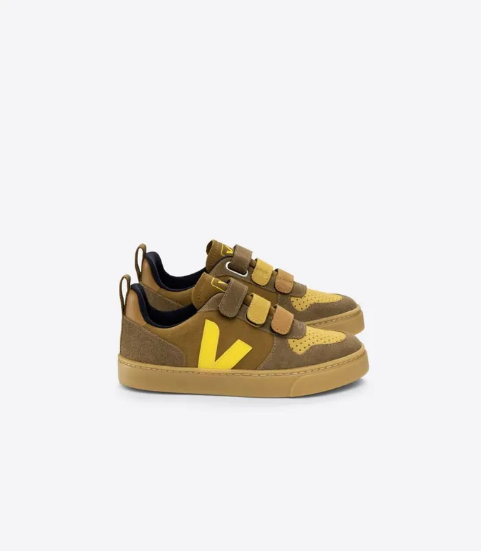 VEJA V10 SUEDE MULTICO CAMEL Kids V10