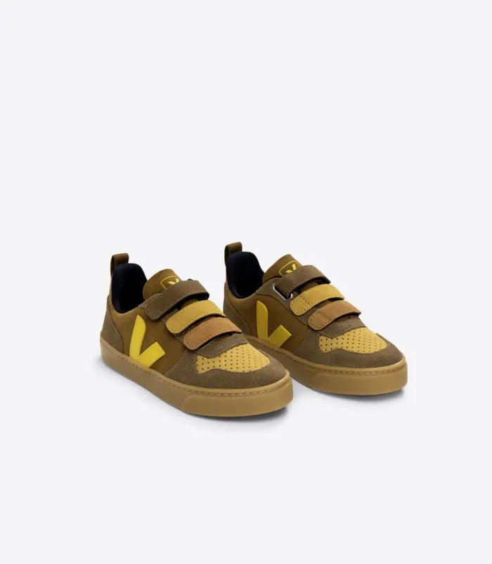 VEJA V10 SUEDE MULTICO CAMEL Kids V10