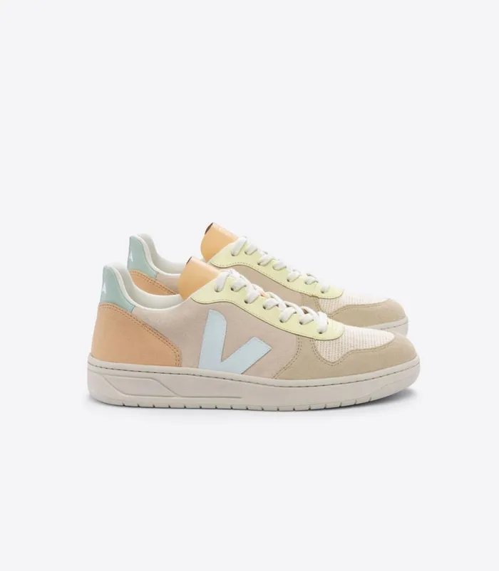 VEJA V10 SUEDE SABLE MENTHOL MULTICO Women V10