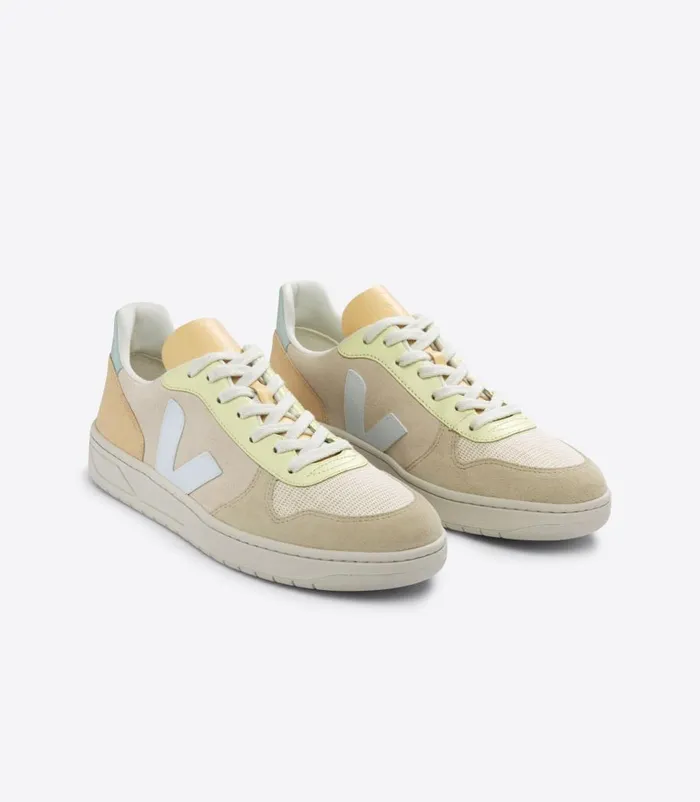 VEJA V10 SUEDE SABLE MENTHOL MULTICO Women V10