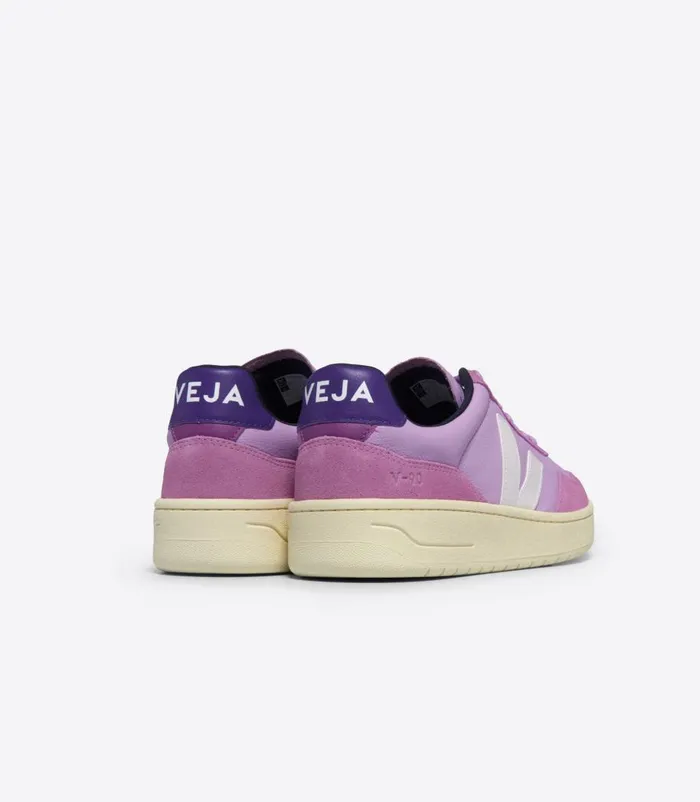 VEJA V90 LEATHER ORCHID WHITE Women V90