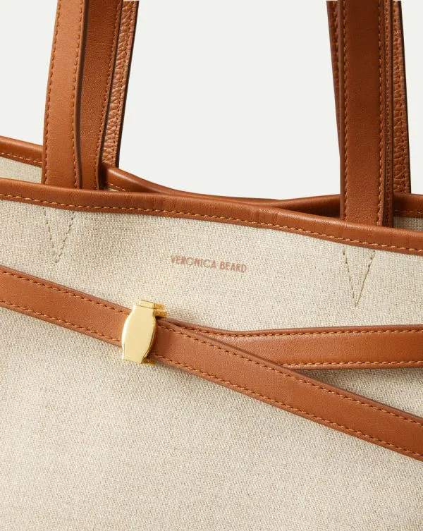 Veronica Beard Canvas Dash Tote Natural Linenandhazel Women Veronica Beard Handbags Veronica Beard Canvas Dash Tote Natural Linenandhazel Women Veronica Beard Handbags