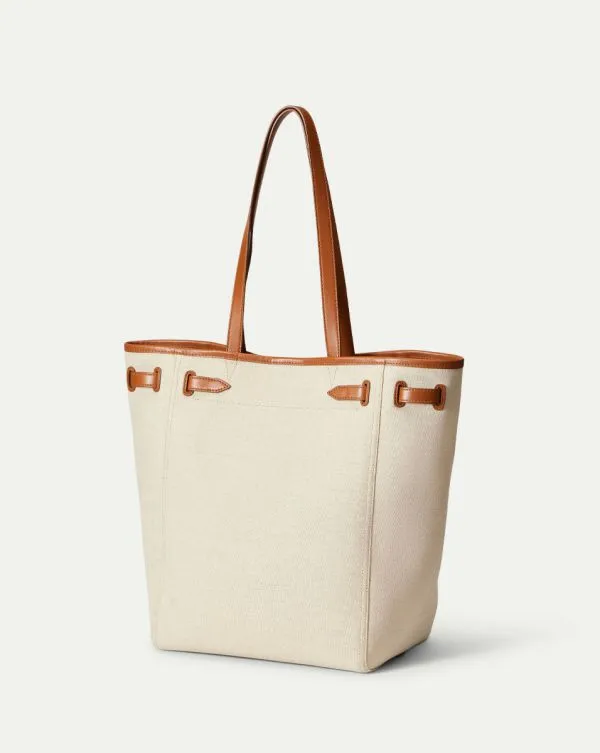 Veronica Beard Canvas Dash Tote Natural Linenandhazel Women Veronica Beard Handbags Veronica Beard Canvas Dash Tote Natural Linenandhazel Women Veronica Beard Handbags