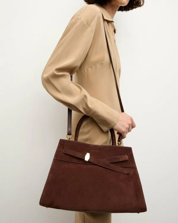 Veronica Beard Suede Dash Bag Chestnut Women Veronica Beard Handbags Veronica Beard Suede Dash Bag Chestnut Women Veronica Beard Handbags