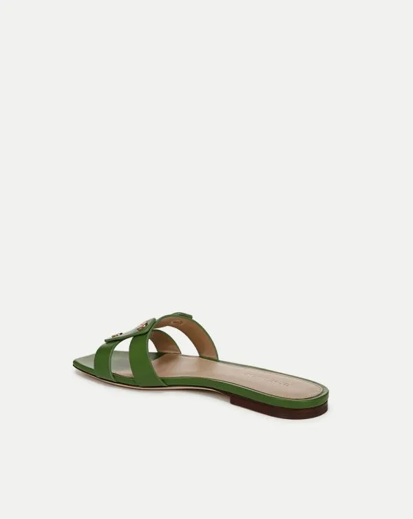 Via Slide Sandal Lemongrass Women Veronica Beard Shoes Via Slide Sandal Lemongrass Women Veronica Beard Shoes