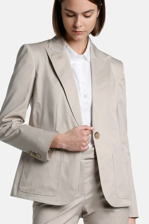 Villanova Villanova Blue Women Jackets and Blazers Luisa Spagnoli Villanova Villanova Blue Women Jackets and Blazers Luisa Spagnoli