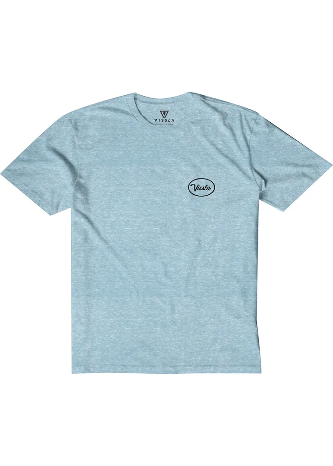 Vissla Clothing Youth Station Boys Snow Tee IBH 8211 Ice Blue Heather Vissla Clothing Youth Station Boys Snow Tee IBH 8211 Ice Blue Heather