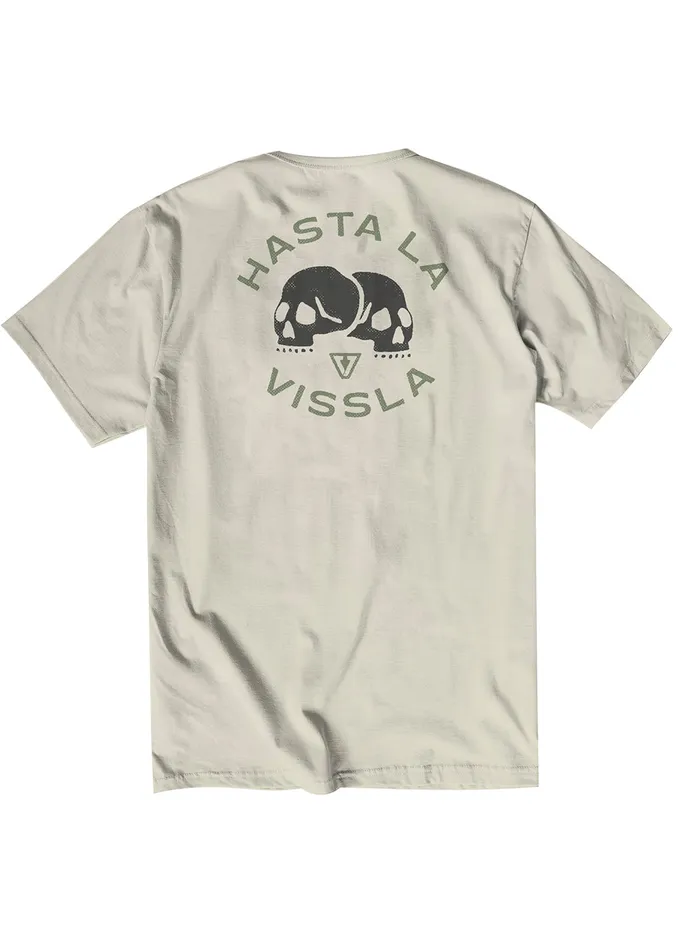 Vissla Hasta La Vissla Organic Pkt Tee Bone Men Premium Tees