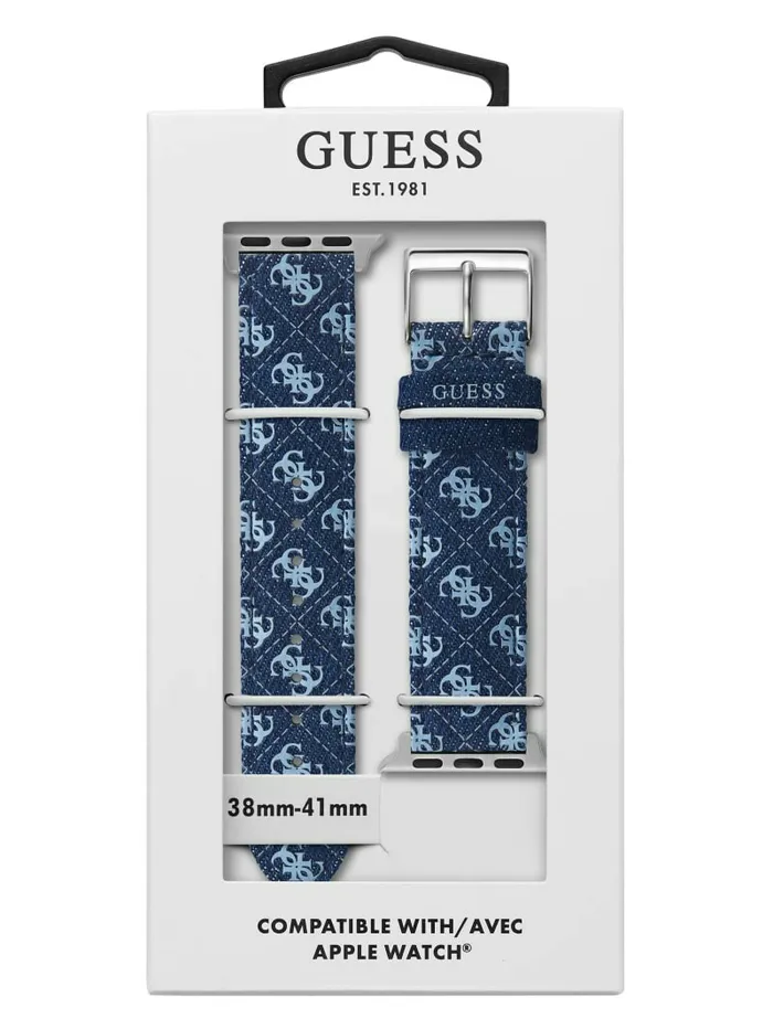 Watches Denim Quattro G 3841 mm Band for Apple Watch Blue GUESS Women Watches Denim Quattro G 3841 mm Band for Apple Watch Blue GUESS Women