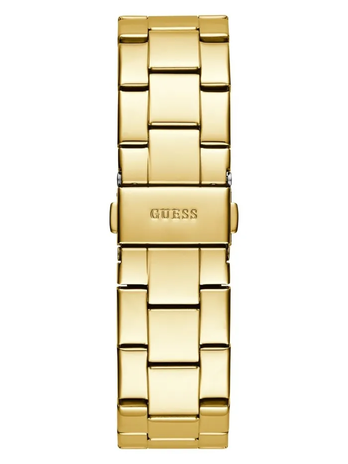 Watches GUESS Women GoldTone Crystal Multifunction Watch Gold Watches GUESS Women GoldTone Crystal Multifunction Watch Gold