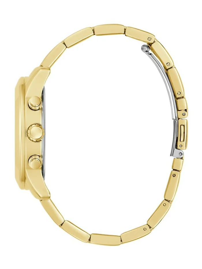 Watches GUESS Women GoldTone Crystal Multifunction Watch Gold Watches GUESS Women GoldTone Crystal Multifunction Watch Gold