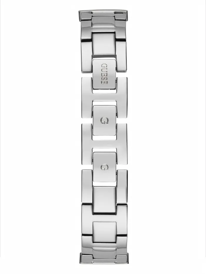 Watches GUESS Women SilverTone Analog Watch Rose Gold