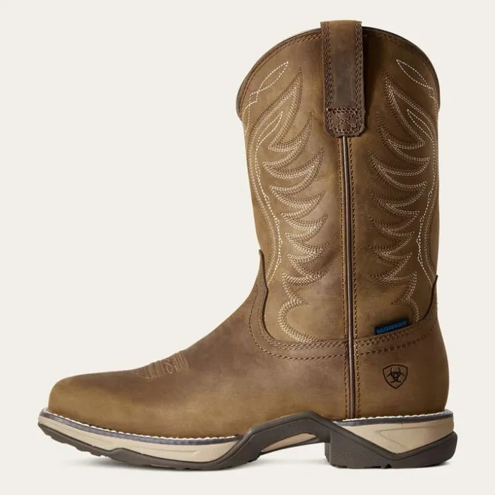 Waterproof Boots Women Ariat Anthem Waterproof Western Boot Distressed Brown Waterproof Boots Women Ariat Anthem Waterproof Western Boot Distressed Brown