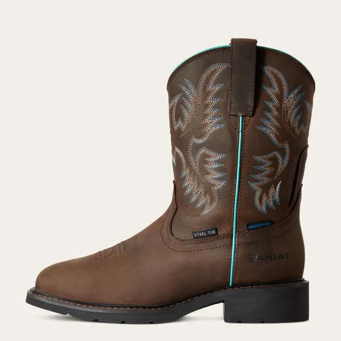 Waterproof Boots Women Ariat Krista Waterproof Steel Toe Work Boot Dark Brown Waterproof Boots Women Ariat Krista Waterproof Steel Toe Work Boot Dark Brown
