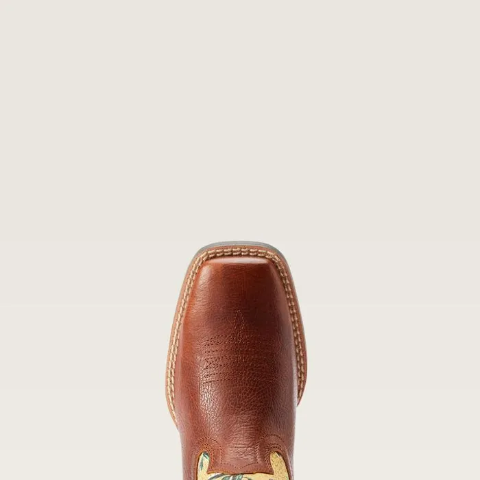 Western Boots and Shoes Kids Ariat Round Up Wide Square Toe Western Boot Spiced Cider Western Boots and Shoes Kids Ariat Round Up Wide Square Toe Western Boot Spiced Cider