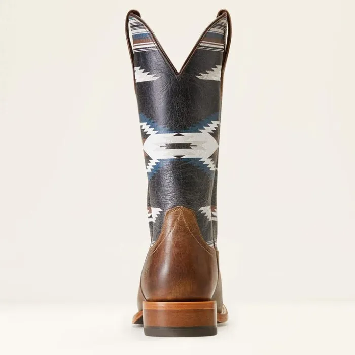 Western Boots Men Ariat Frontier Chimayo Western Boot Natural Crunch