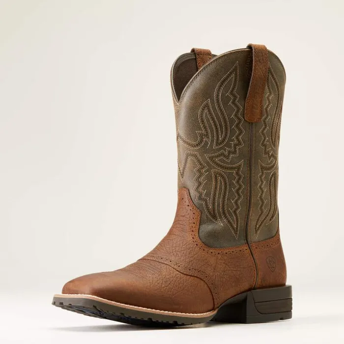 Western Boots Men Ariat Hybrid Ranchway Western Boot Earth