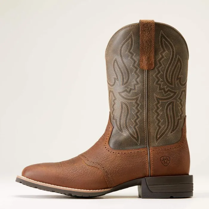 Western Boots Men Ariat Hybrid Ranchway Western Boot Earth