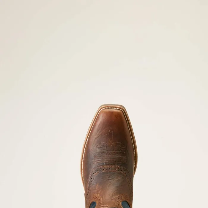 Western Boots Men Ariat Hybrid Roughstock Square Toe Cowboy Boot Fiery Brown Crunch Western Boots Men Ariat Hybrid Roughstock Square Toe Cowboy Boot Fiery Brown Crunch