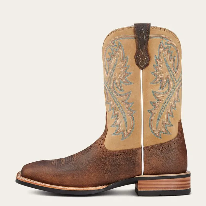 Western Boots Men Ariat Quickdraw Western Boot Tumbled Bark