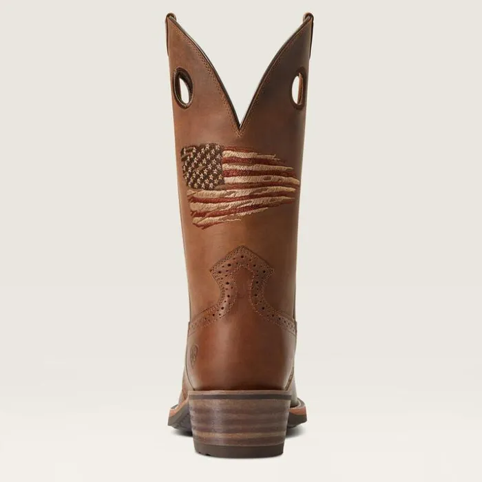 Western Boots Men Ariat Roughstock Patriot Western Boot Distressed Brown Western Boots Men Ariat Roughstock Patriot Western Boot Distressed Brown