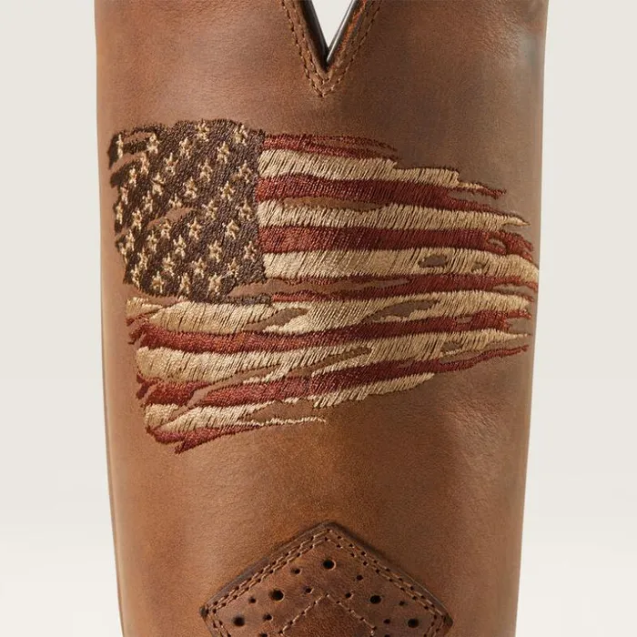 Western Boots Men Ariat Roughstock Patriot Western Boot Distressed Brown Western Boots Men Ariat Roughstock Patriot Western Boot Distressed Brown