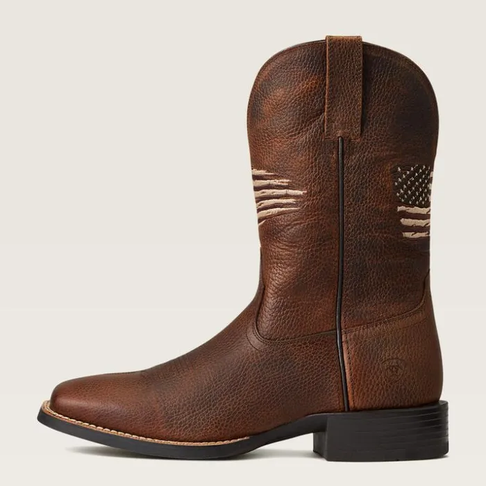 Western Boots Men Ariat Sport All Country Western Boot Cliff Brown Western Boots Men Ariat Sport All Country Western Boot Cliff Brown
